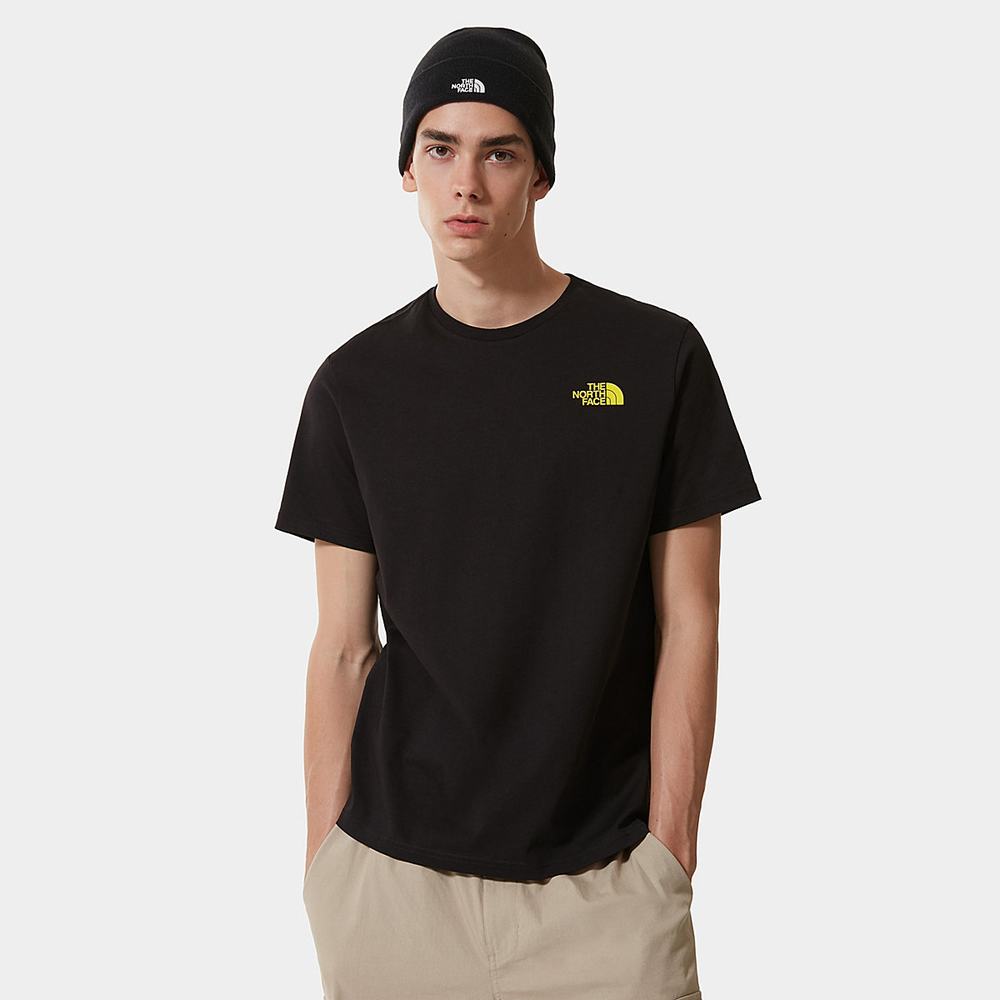 Tricko The North Face Threeyama Panske Čierne | WHB-549327