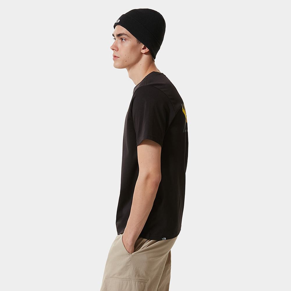 Tricko The North Face Threeyama Panske Čierne | WHB-549327