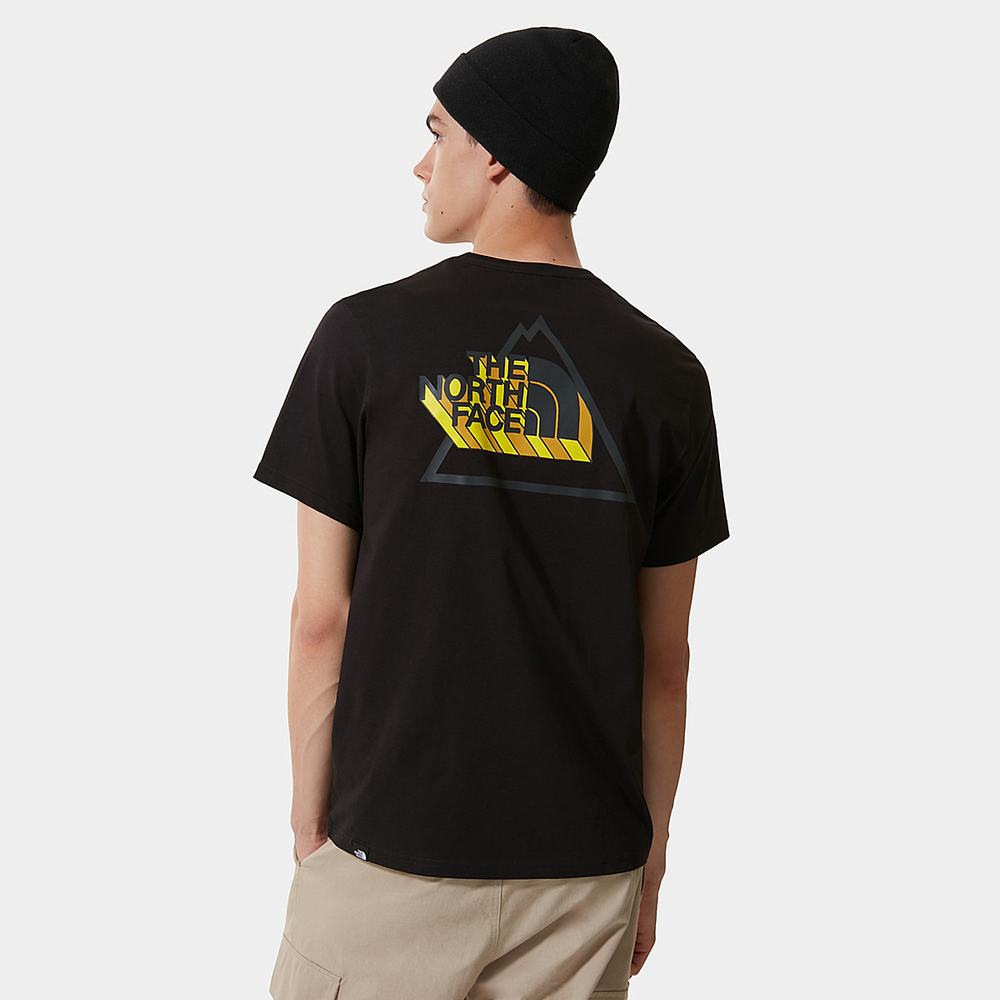 Tricko The North Face Threeyama Panske Čierne | WHB-549327