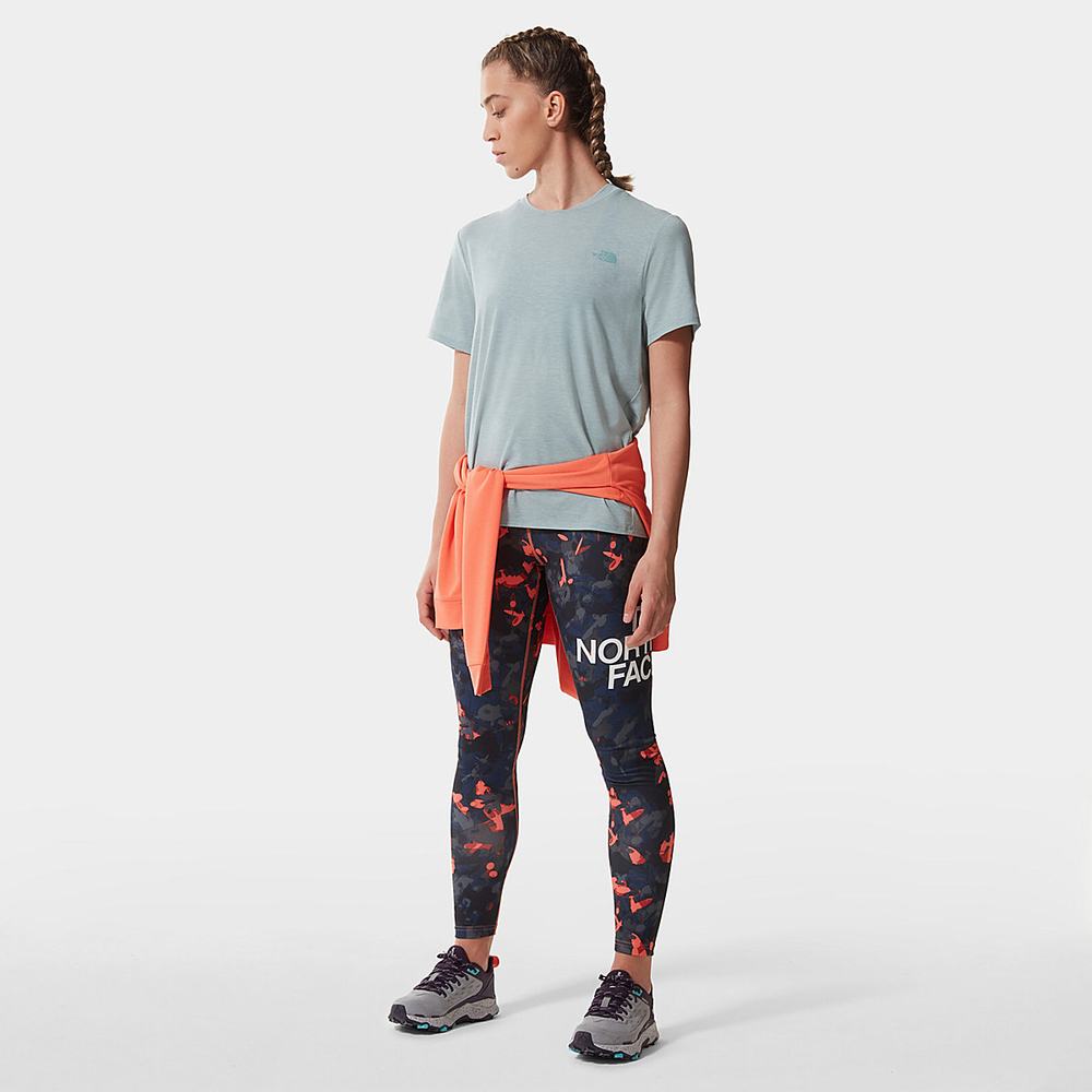 Tricko The North Face Wander Damske Strieborne Modre | UEP-439180
