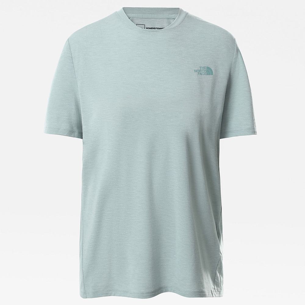 Tricko The North Face Wander Damske Strieborne Modre | UEP-439180