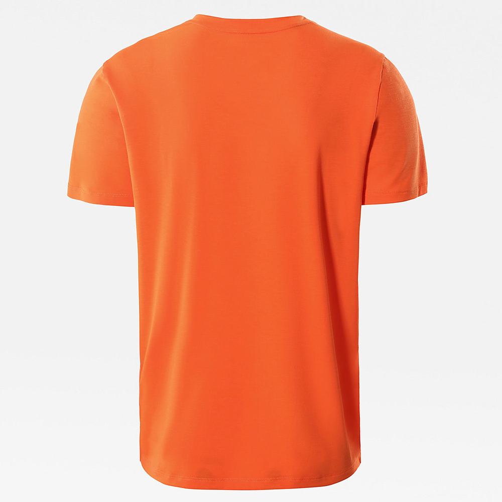 Tricko The North Face Wander Panske Oranžové | STV-768321