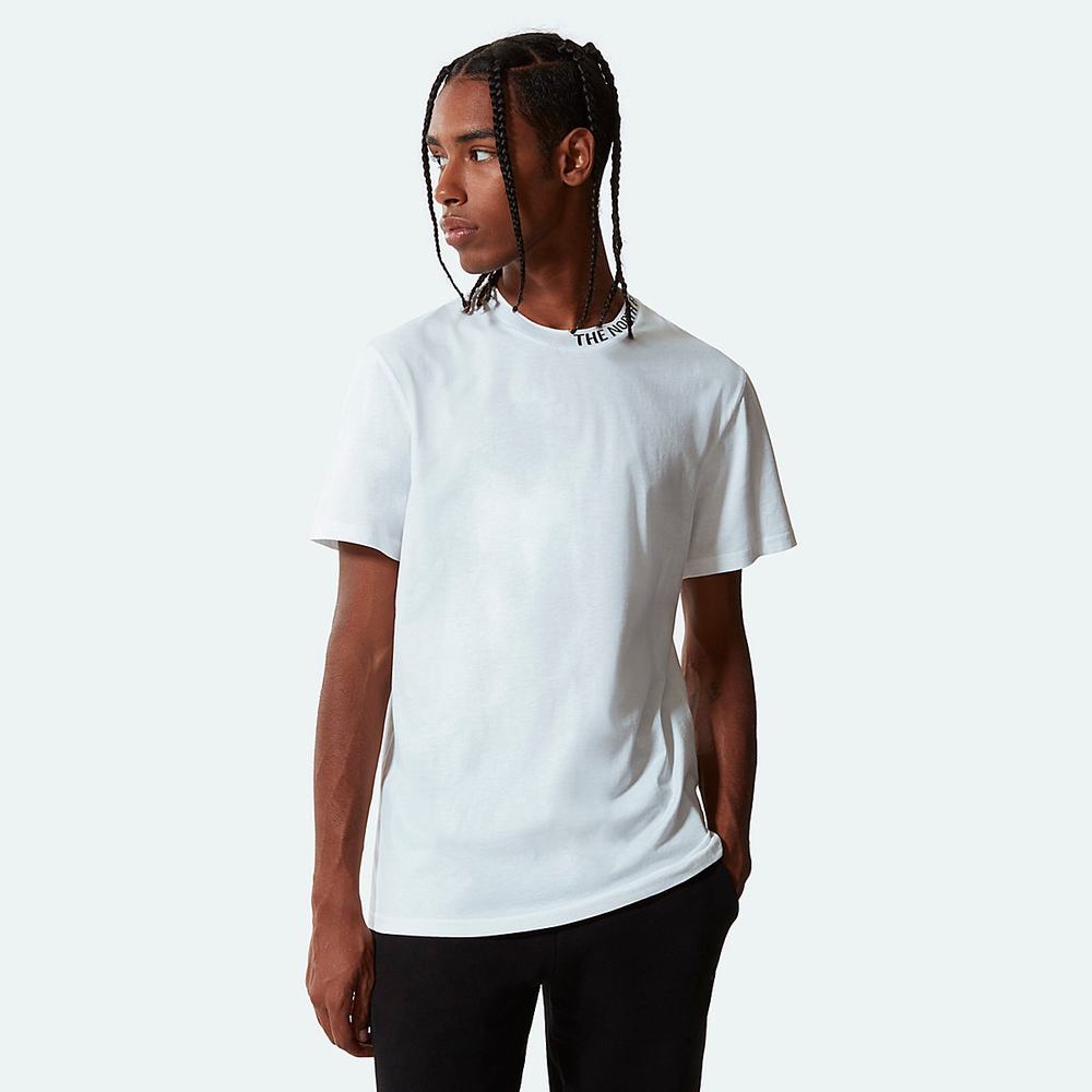 Tricko The North Face Zumu Panske Biele | MDS-219064