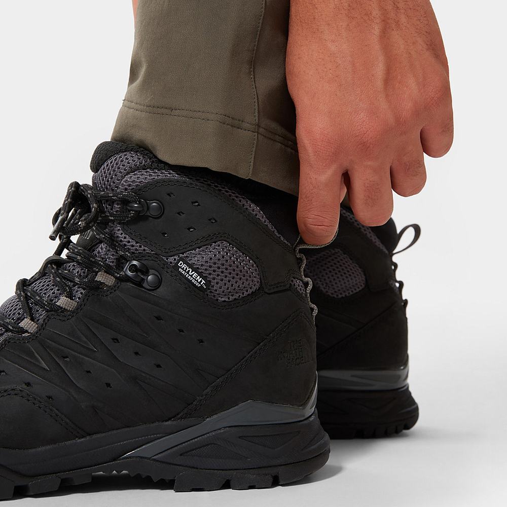 Turisticka Obuv The North Face Hedgehog Hike II Nepremokave Stredne Panske Čierne Tmavo Siva | ECX-425719