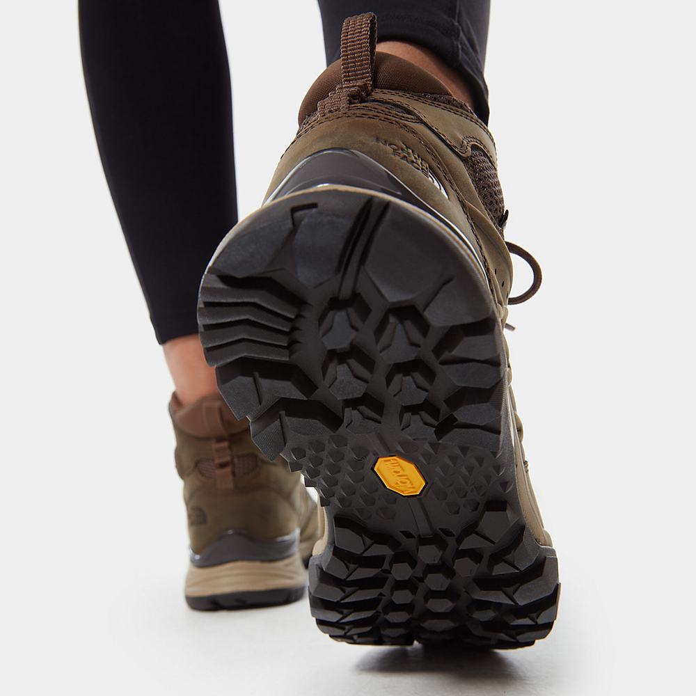 Turisticka Obuv The North Face Hedgehog Hike II Nepremokave Stredne Damske Hnede Nachový | PQN-185607