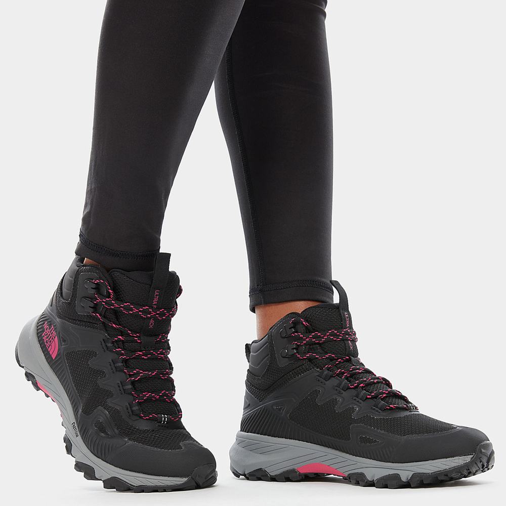 Turisticka Obuv The North Face Ultra Fastpack IV FUTURELIGHT™ Stredne Damske Hnede Ruzove Čierne | SLV-365490