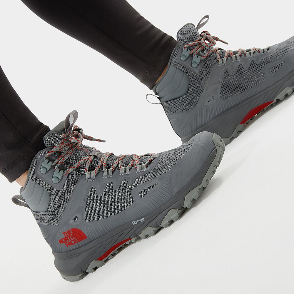 Turisticka Obuv The North Face Ultra Fastpack IV FUTURELIGHT™ Stredne Damske Siva Červené | YJZ-305867