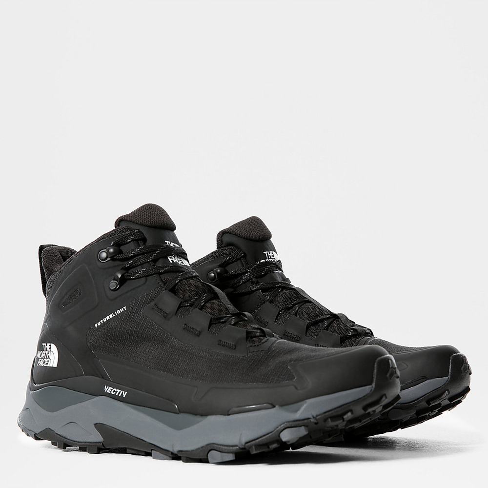 Turisticka Obuv The North Face VECTIV EXPLORIS FUTURELIGHT™ Panske Čierne Siva | OKE-387516