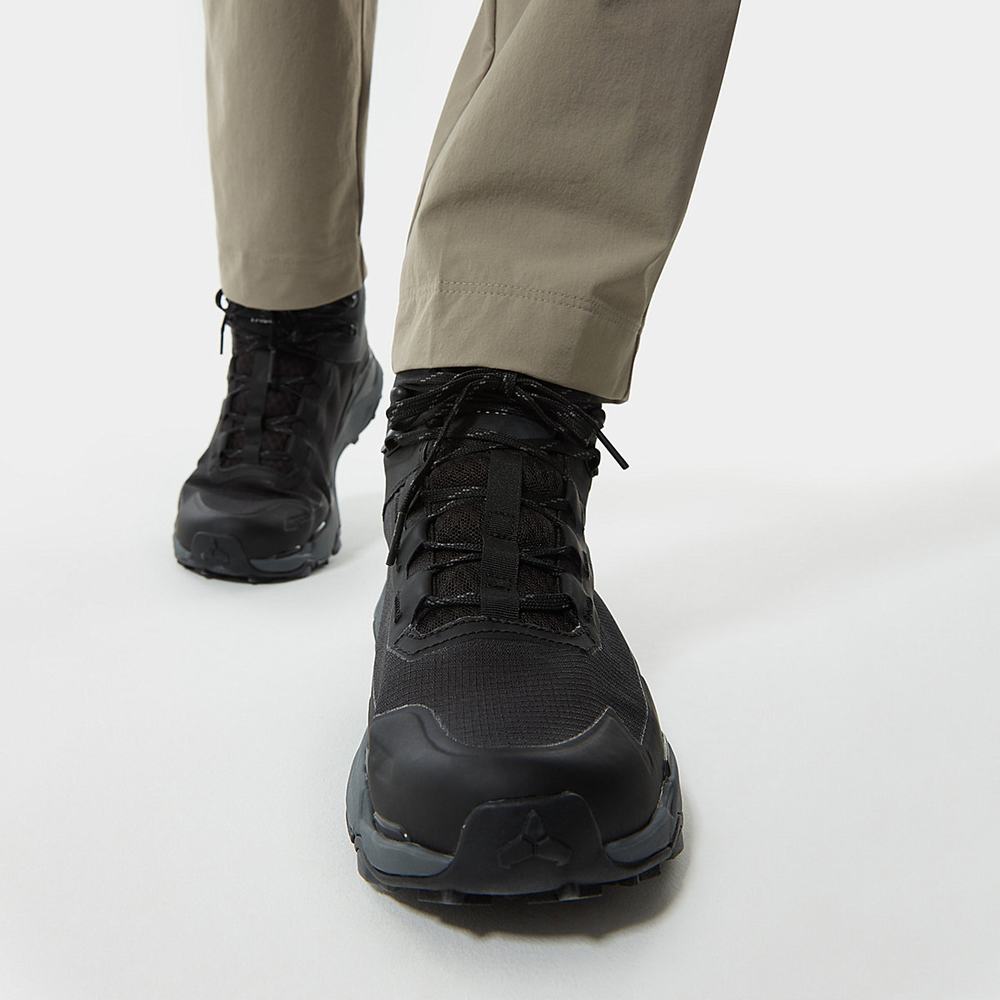 Turisticka Obuv The North Face VECTIV EXPLORIS FUTURELIGHT™ Panske Čierne Siva | OKE-387516