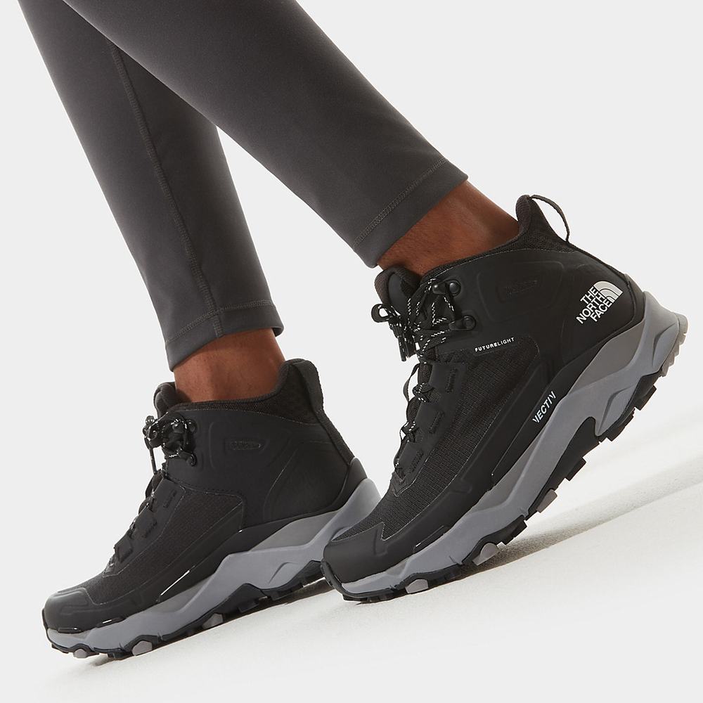 Turisticka Obuv The North Face VECTIV EXPLORIS FUTURELIGHT™ Damske Čierne Siva | XIR-034896