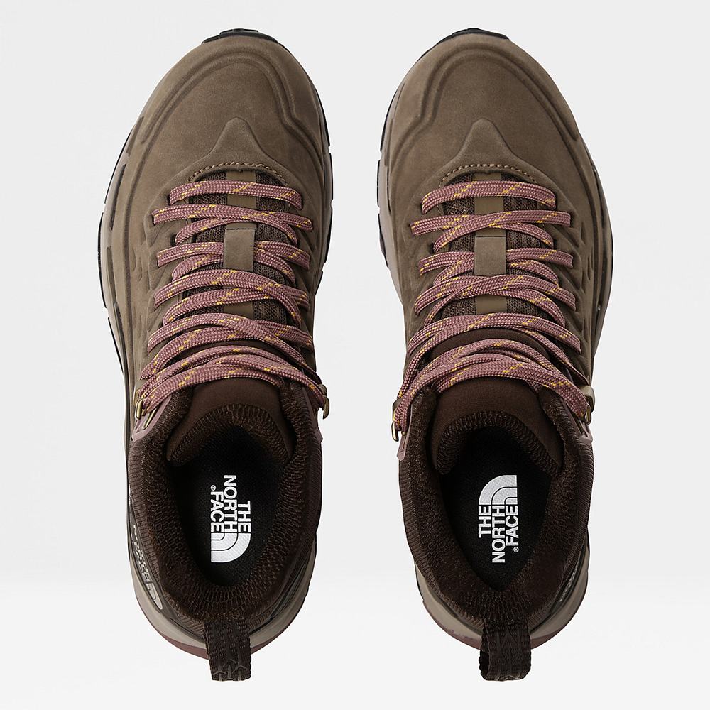 Turisticka Obuv The North Face VECTIV™ FUTURELIGHT™ Exploris Kozene Damske Hnede Káva Hnede | KTF-376890