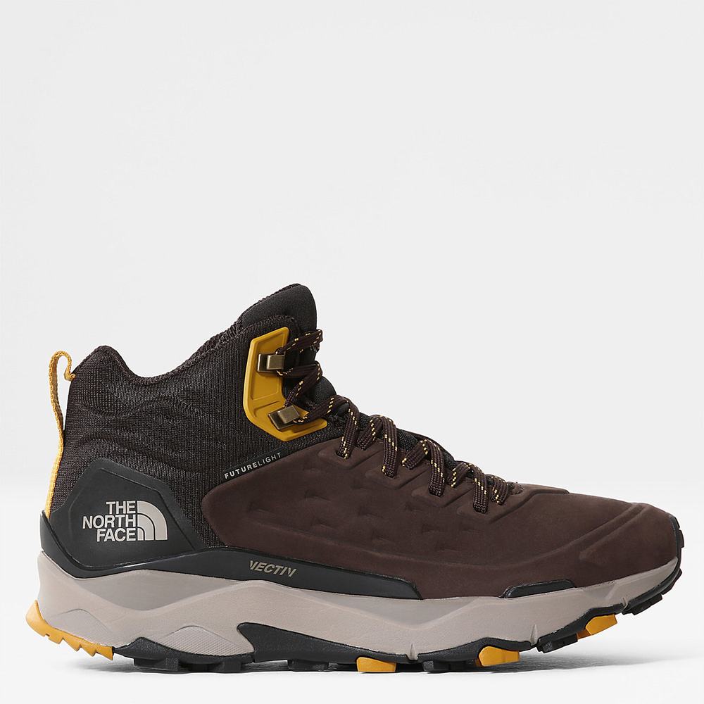 Turisticka Obuv The North Face VECTIV™ FUTURELIGHT™ Exploris Kozene Panske Tmavo | PEI-246109