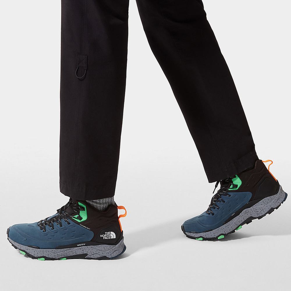 Turisticka Obuv The North Face VECTIV™ FUTURELIGHT™ Exploris Kozene Panske Modre Čierne | UBY-431750