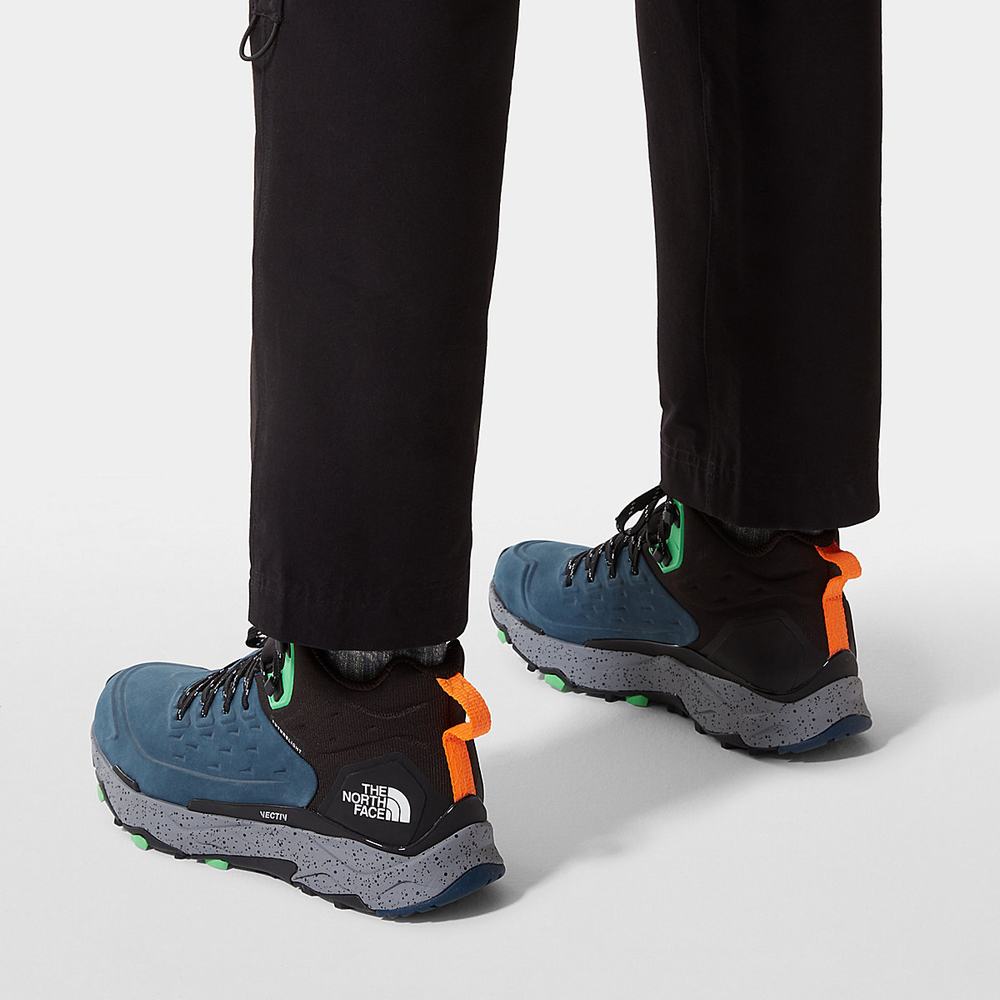 Turisticka Obuv The North Face VECTIV™ FUTURELIGHT™ Exploris Kozene Panske Modre Čierne | UBY-431750