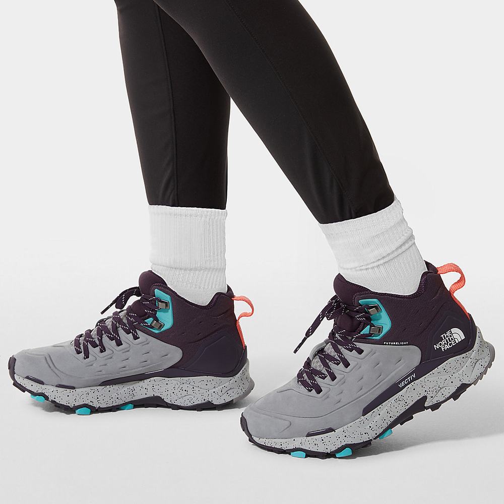 Turisticka Obuv The North Face VECTIV™ FUTURELIGHT™ Exploris Kozene Damske Siva | YIK-654802