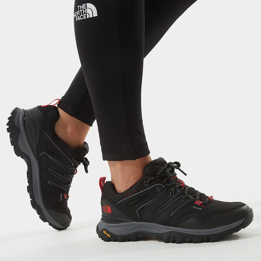Turisticke Topanky The North Face HEDGEHOG FUTURELIGHT™ Damske Čierne Červené | DLJ-653417