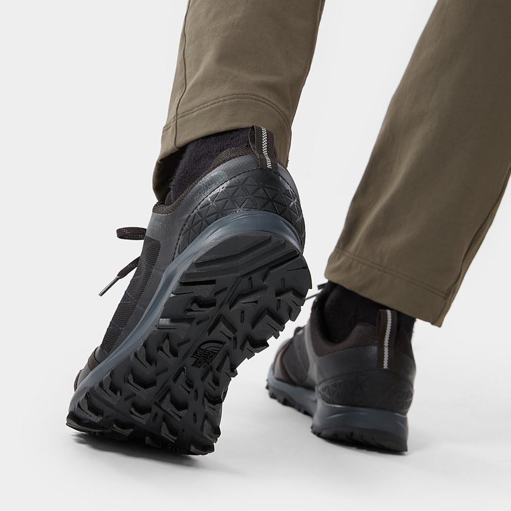 Turisticke Topanky The North Face Litewave Fastpack II Nepremokave Panske Čierne Siva | FEQ-752316