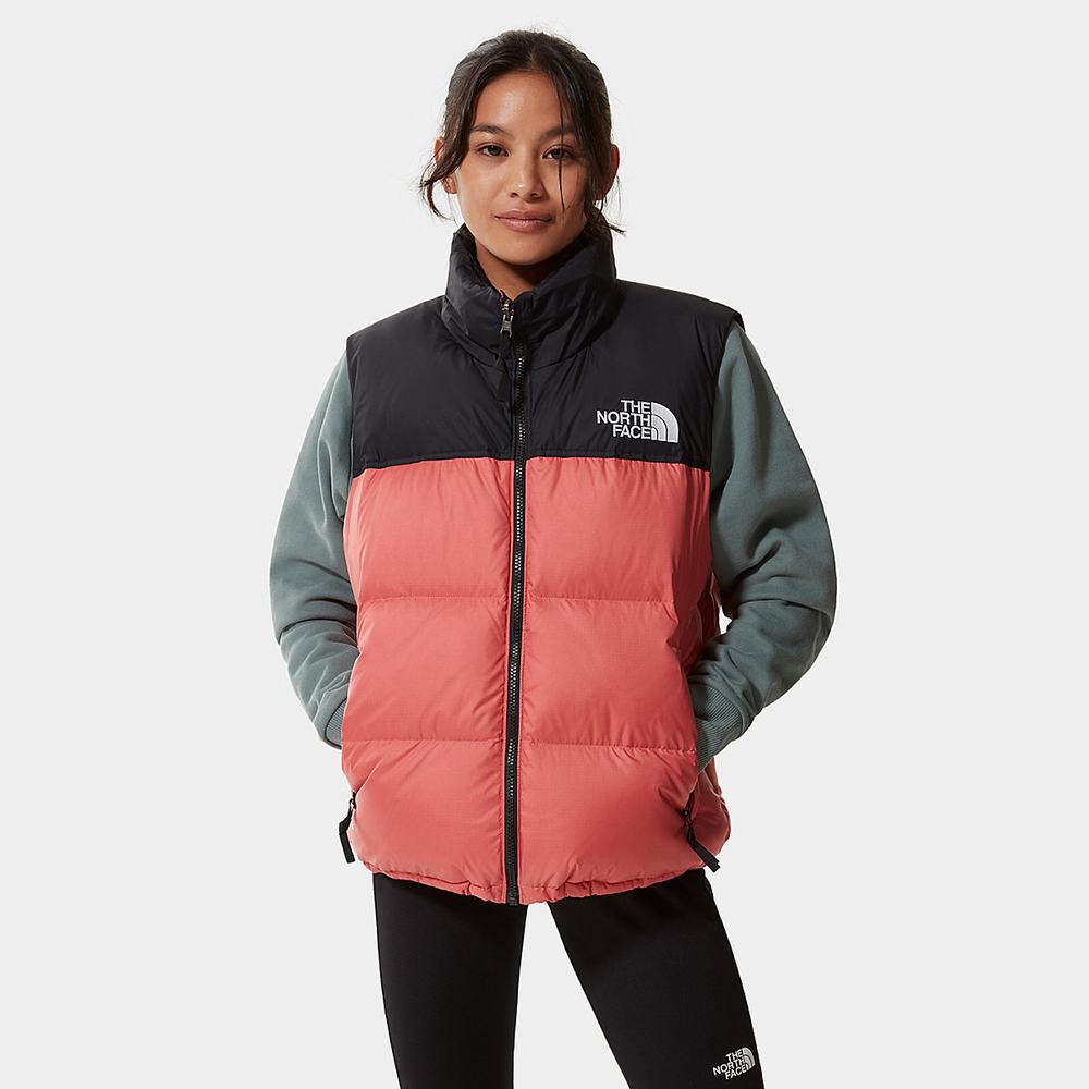 Vesty The North Face 1996 Retro Nuptse Down Damske Ruzove | CKO-950862
