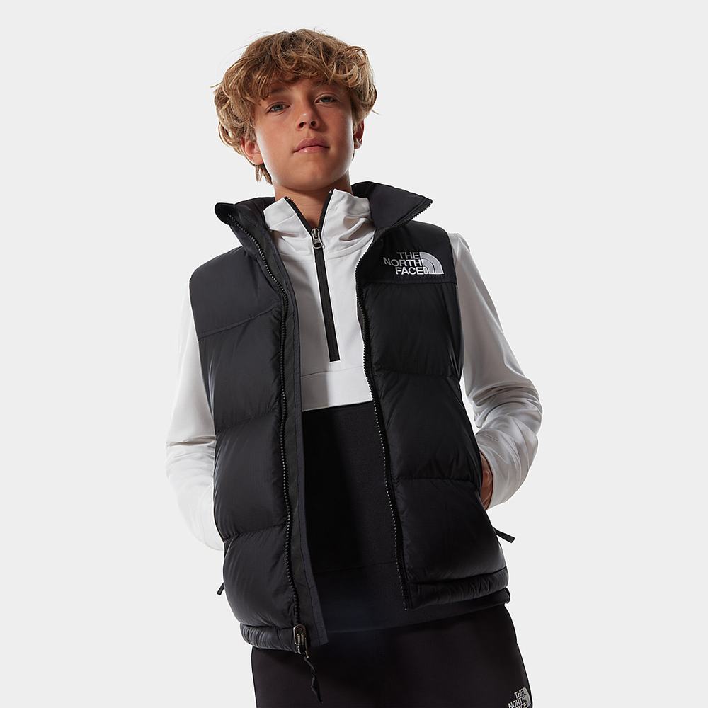 Vesty The North Face 1996 Retro Nuptse Dievcenske Čierne | QLH-147352