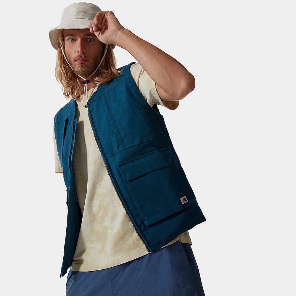 Vesty The North Face ROSTOKER Panske Modre | HCF-280931