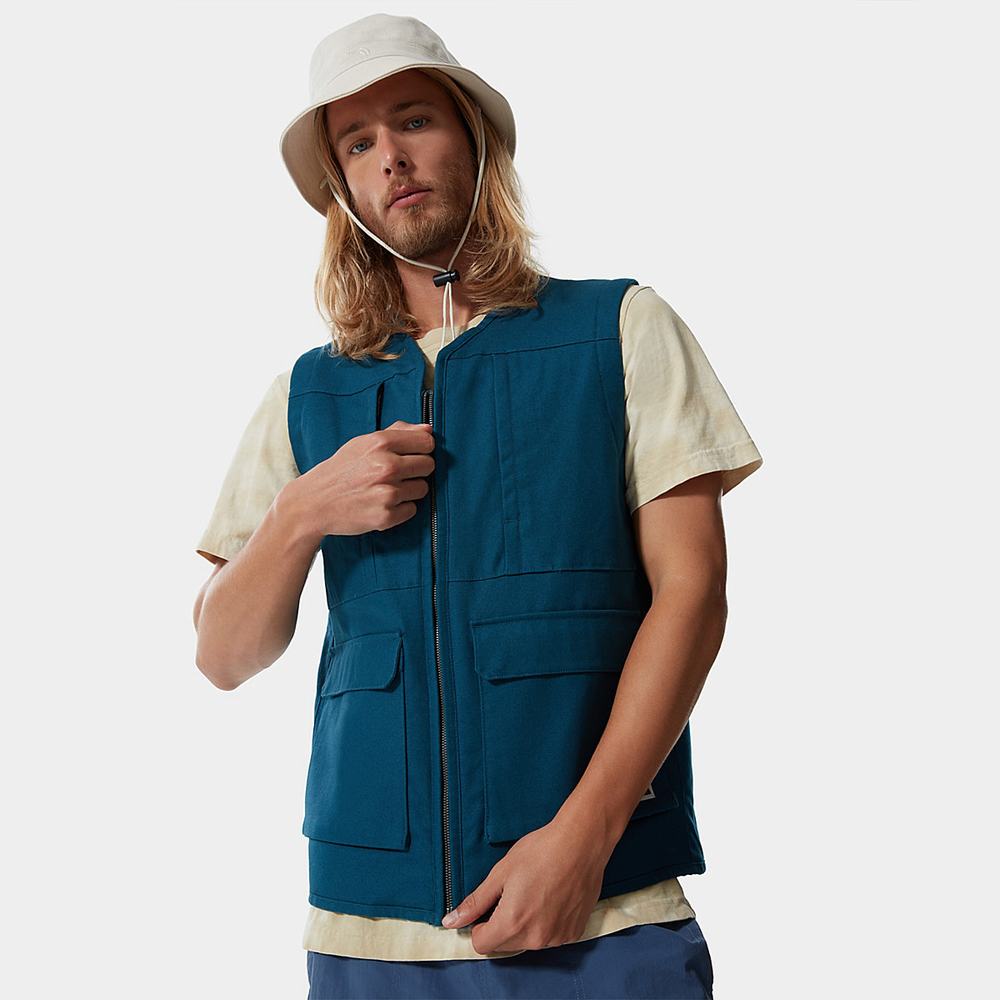 Vesty The North Face ROSTOKER Panske Modre | HCF-280931