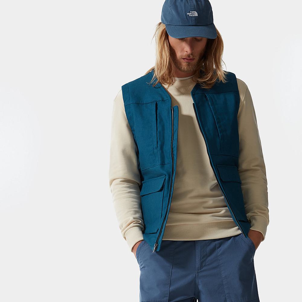 Vesty The North Face ROSTOKER Panske Modre | HCF-280931
