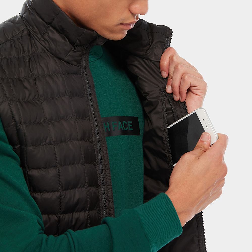 Vesty The North Face THERMOBALL™ Eco Panske Čierne | PRL-037194