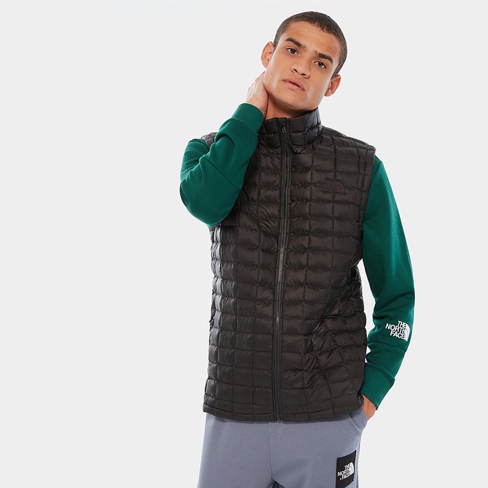 Vesty The North Face THERMOBALL™ Eco Panske Čierne | PRL-037194