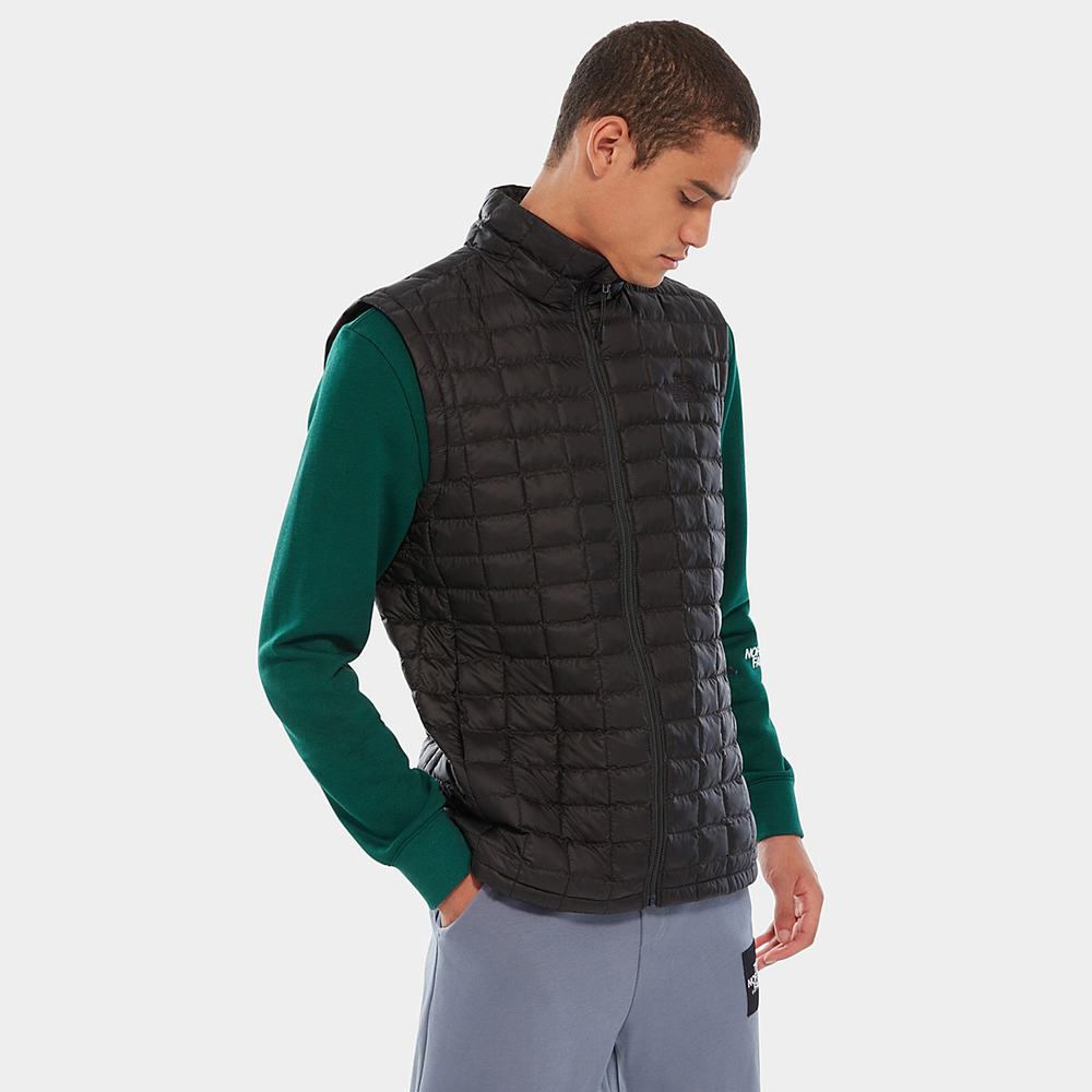 Vesty The North Face THERMOBALL™ Eco Panske Čierne | PRL-037194
