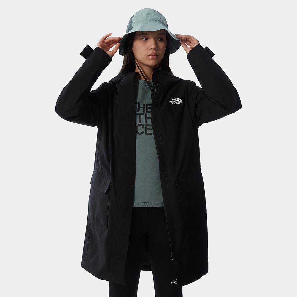 Vetrovka The North Face City Breeze Rain Parka II Damske Čierne | CLZ-325104
