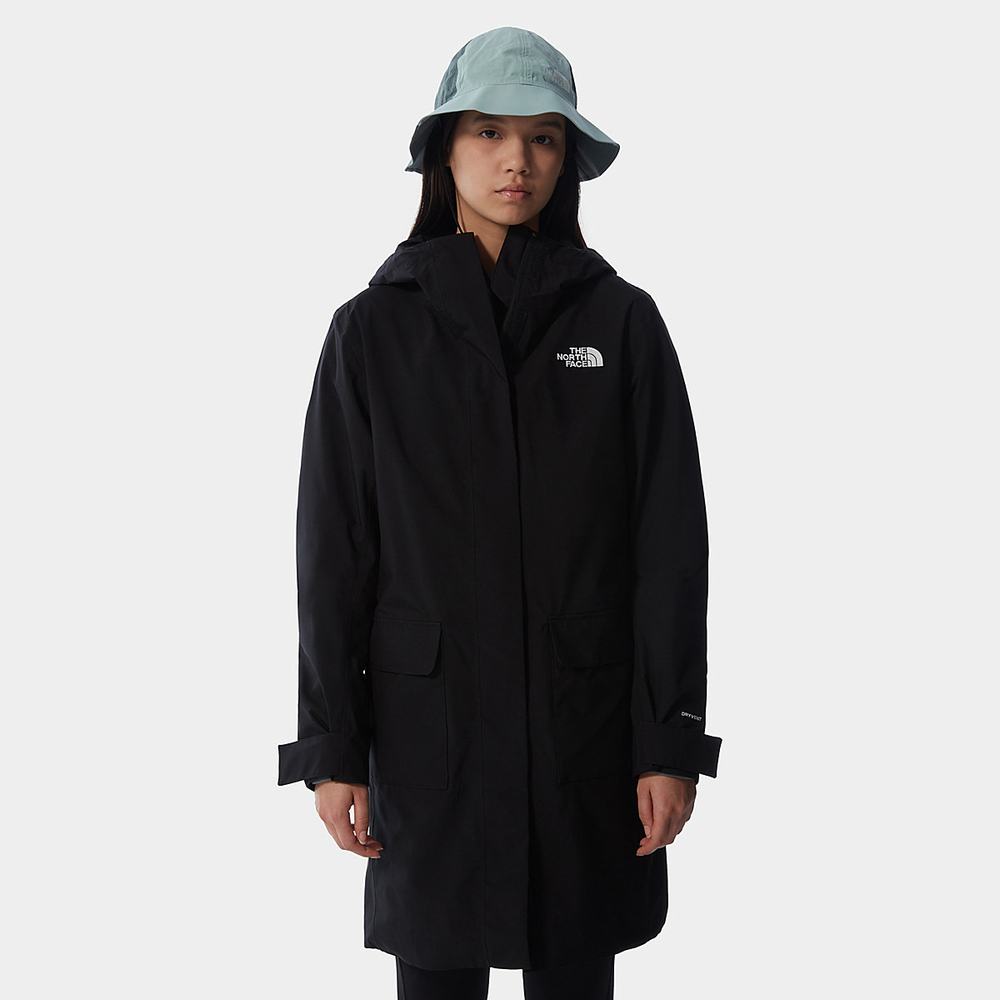 Vetrovka The North Face City Breeze Rain Parka II Damske Čierne | CLZ-325104