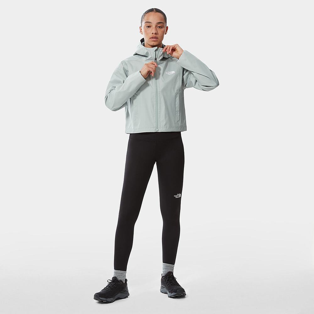 Vetrovka The North Face Cropped Quest Damske Zelene | RSN-679521