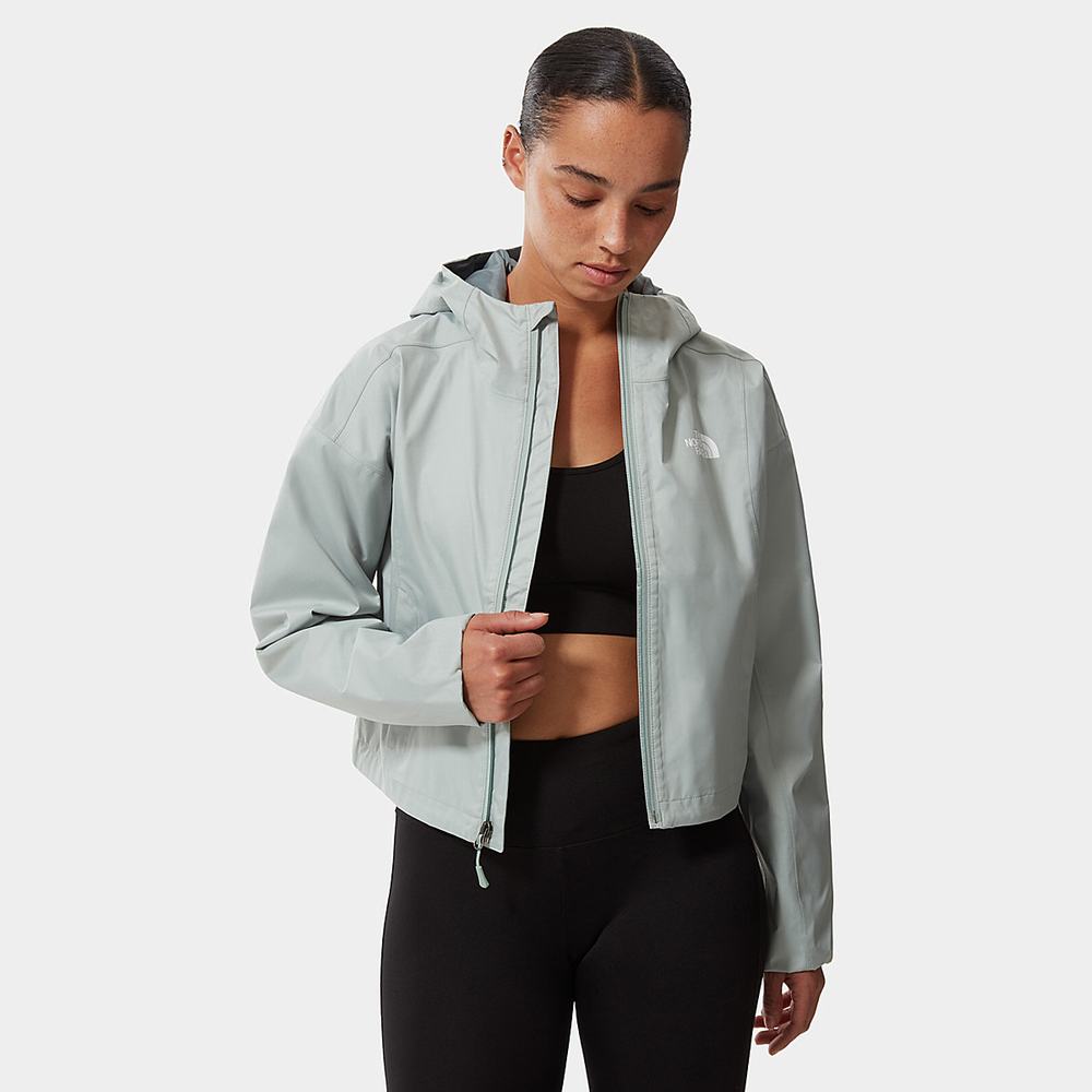 Vetrovka The North Face Cropped Quest Damske Zelene | RSN-679521