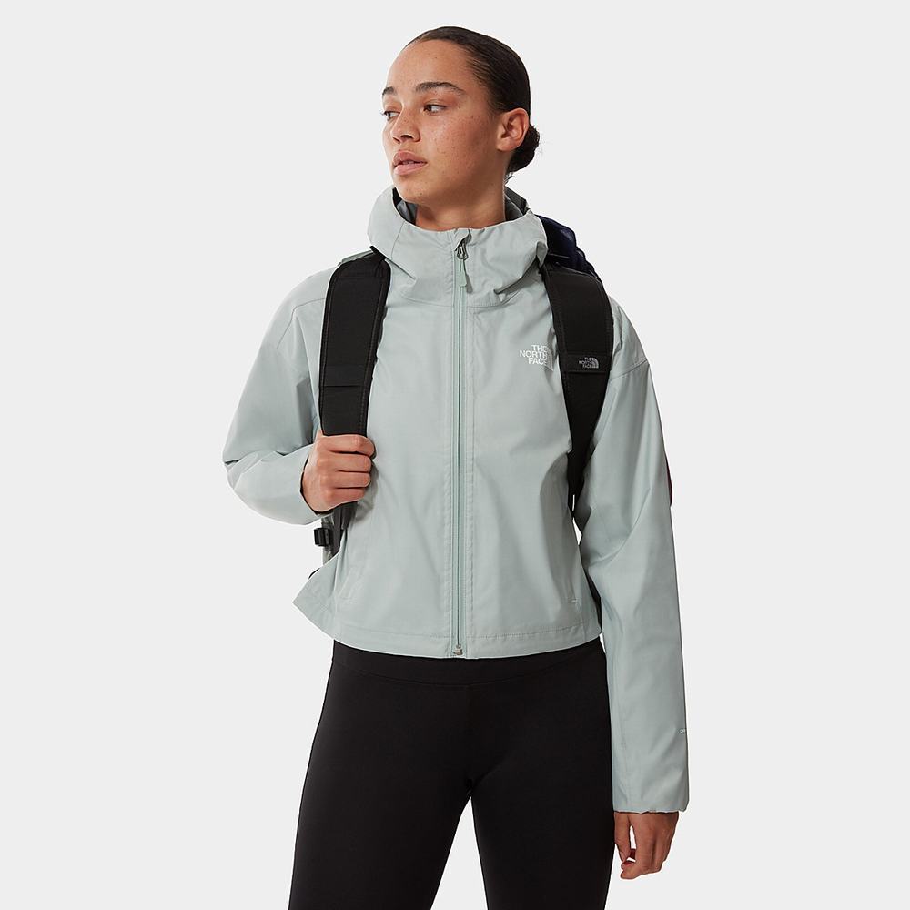 Vetrovka The North Face Cropped Quest Damske Zelene | RSN-679521