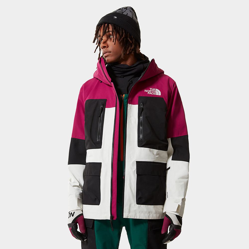 Vetrovka The North Face DRAGLINE Panske Ruzove Biele Čierne | QBT-065927