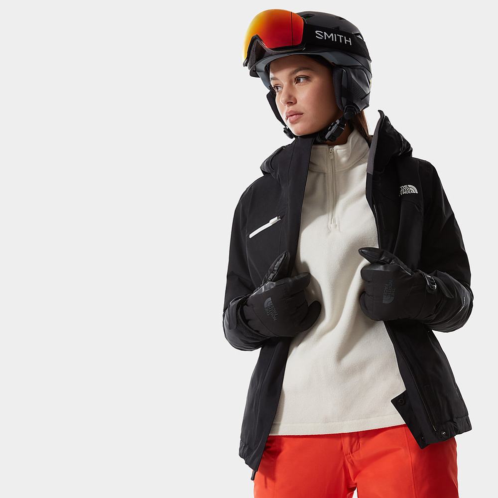 Vetrovka The North Face Descendit Damske Čierne Biele | PYQ-025314