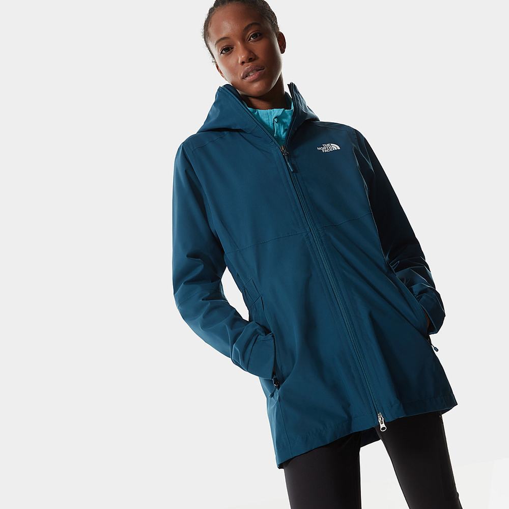Vetrovka The North Face Hikesteller Parka Shell Damske Modre | KVZ-571029