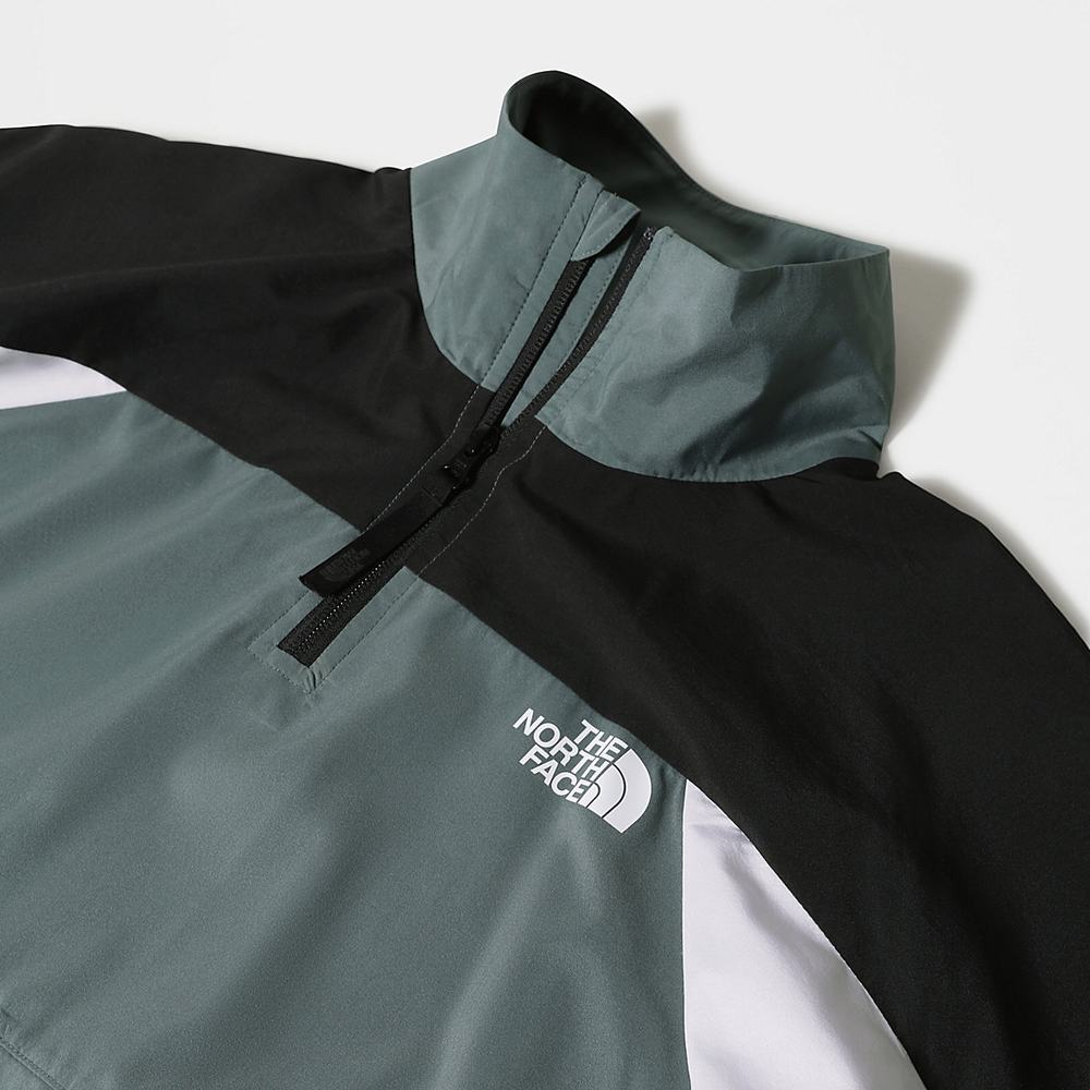 Vetrovka The North Face MOUNTAIN ATHLETICS WIND Damske Zelene Čierne Biele | YVQ-756218