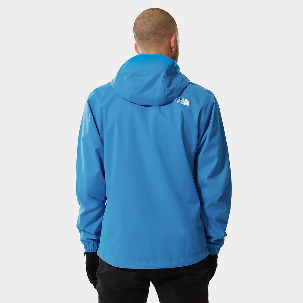 Vetrovka The North Face Quest S Kapucňou Panske Modre Čierne | IQG-549017