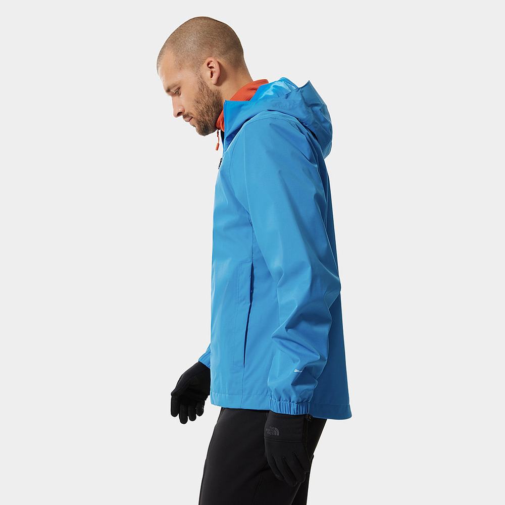 Vetrovka The North Face Quest S Kapucňou Panske Modre Čierne | IQG-549017