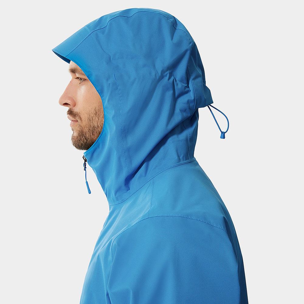 Vetrovka The North Face Quest S Kapucňou Panske Modre Čierne | IQG-549017
