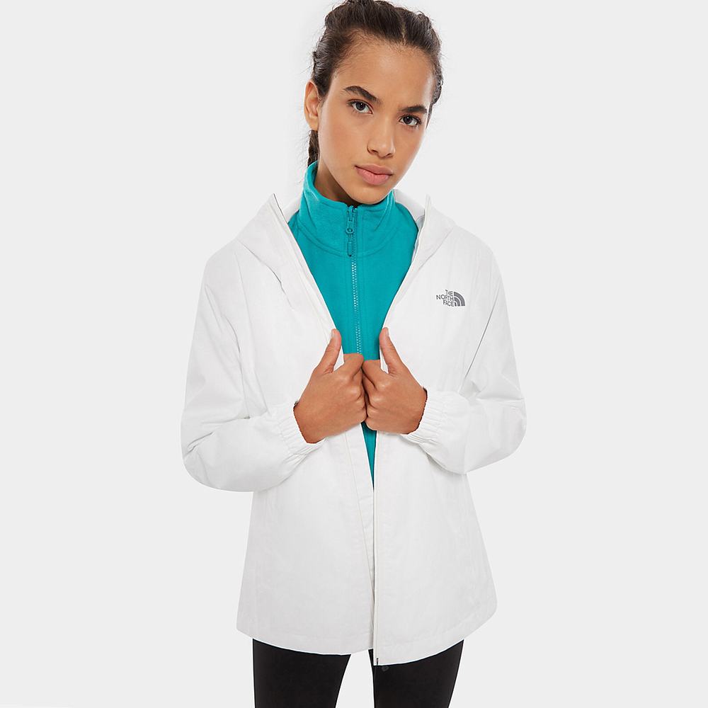Vetrovka The North Face Quest S Kapucňou Damske Biele Siva | PTM-021389