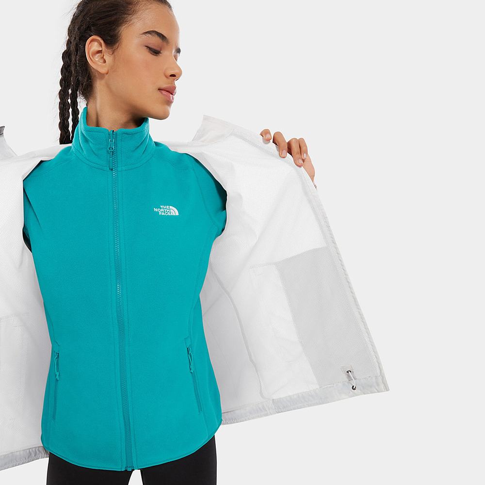 Vetrovka The North Face Quest S Kapucňou Damske Biele Siva | PTM-021389