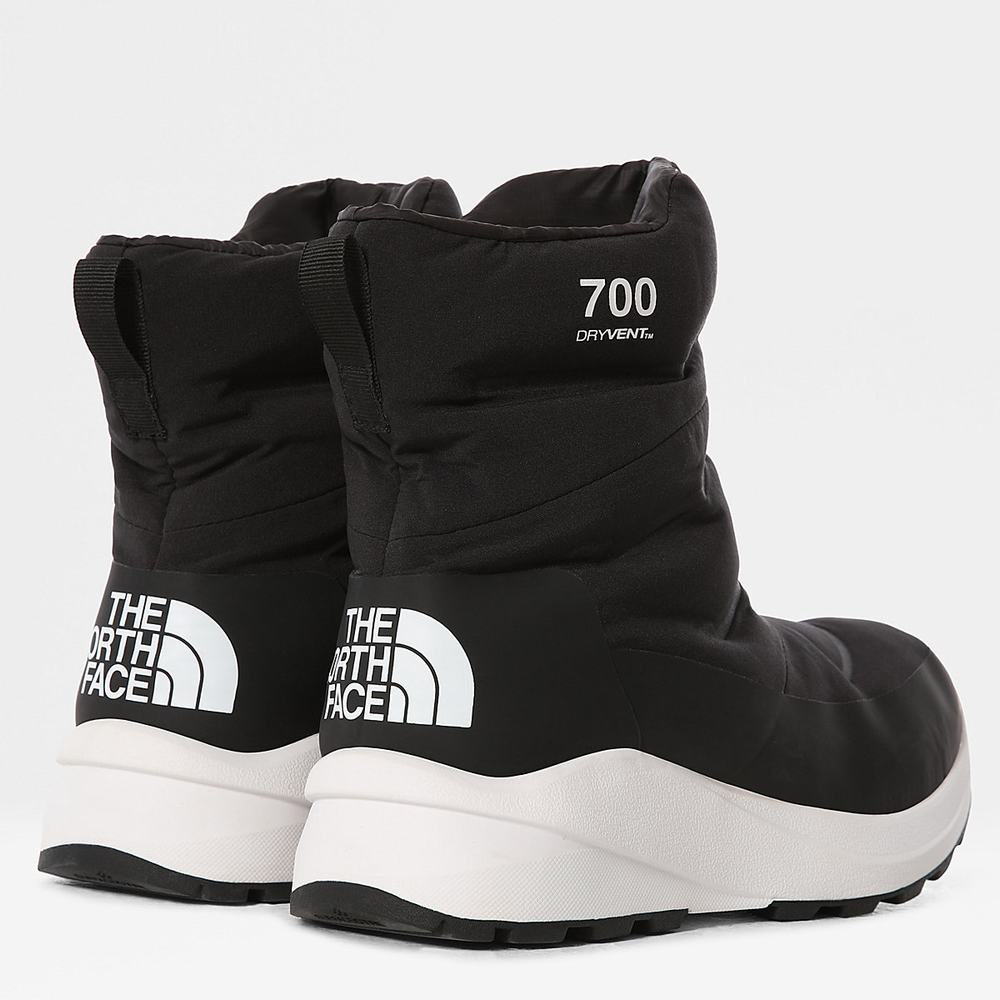 Zimne Topanky The North Face Nuptse Boots II Panske Čierne Biele | TGD-847016