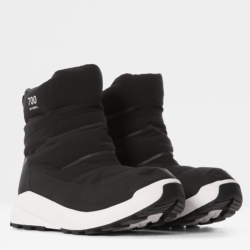Zimne Topanky The North Face Nuptse Boots II Panske Čierne Biele | TGD-847016