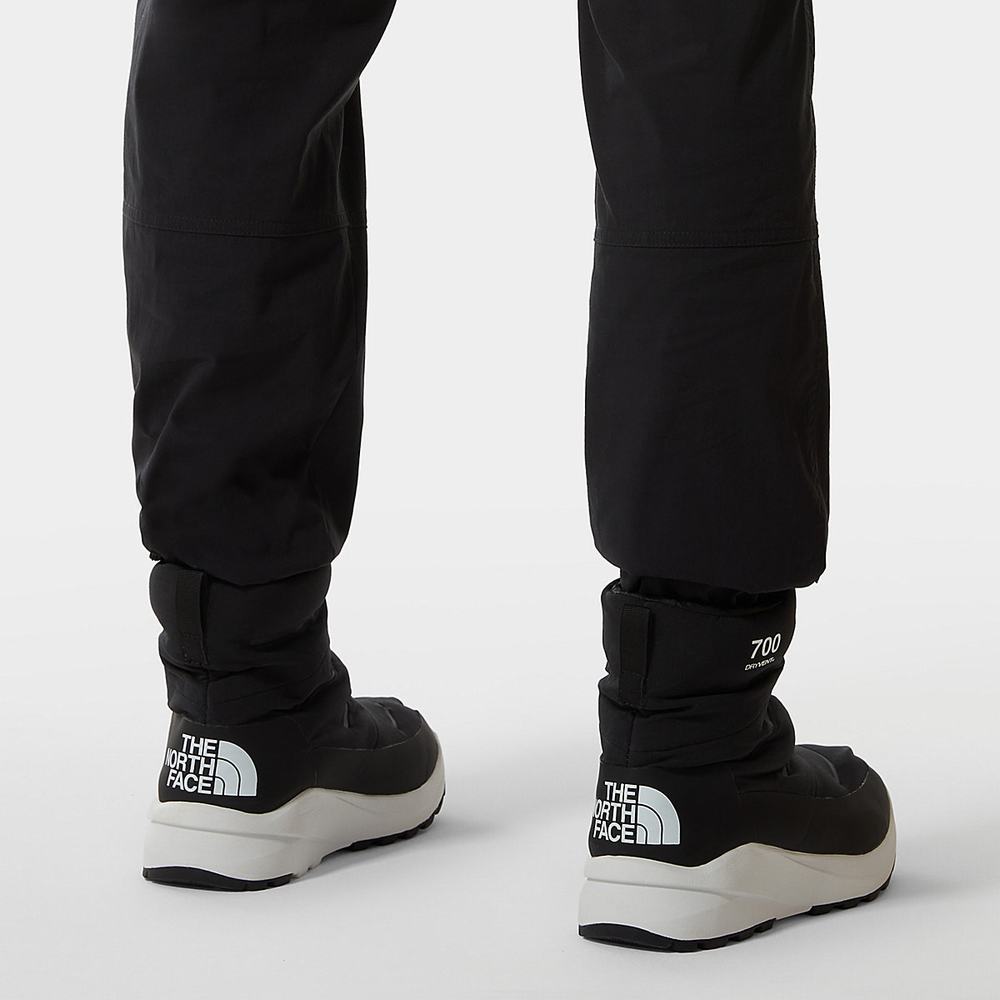 Zimne Topanky The North Face Nuptse Boots II Panske Čierne Biele | TGD-847016