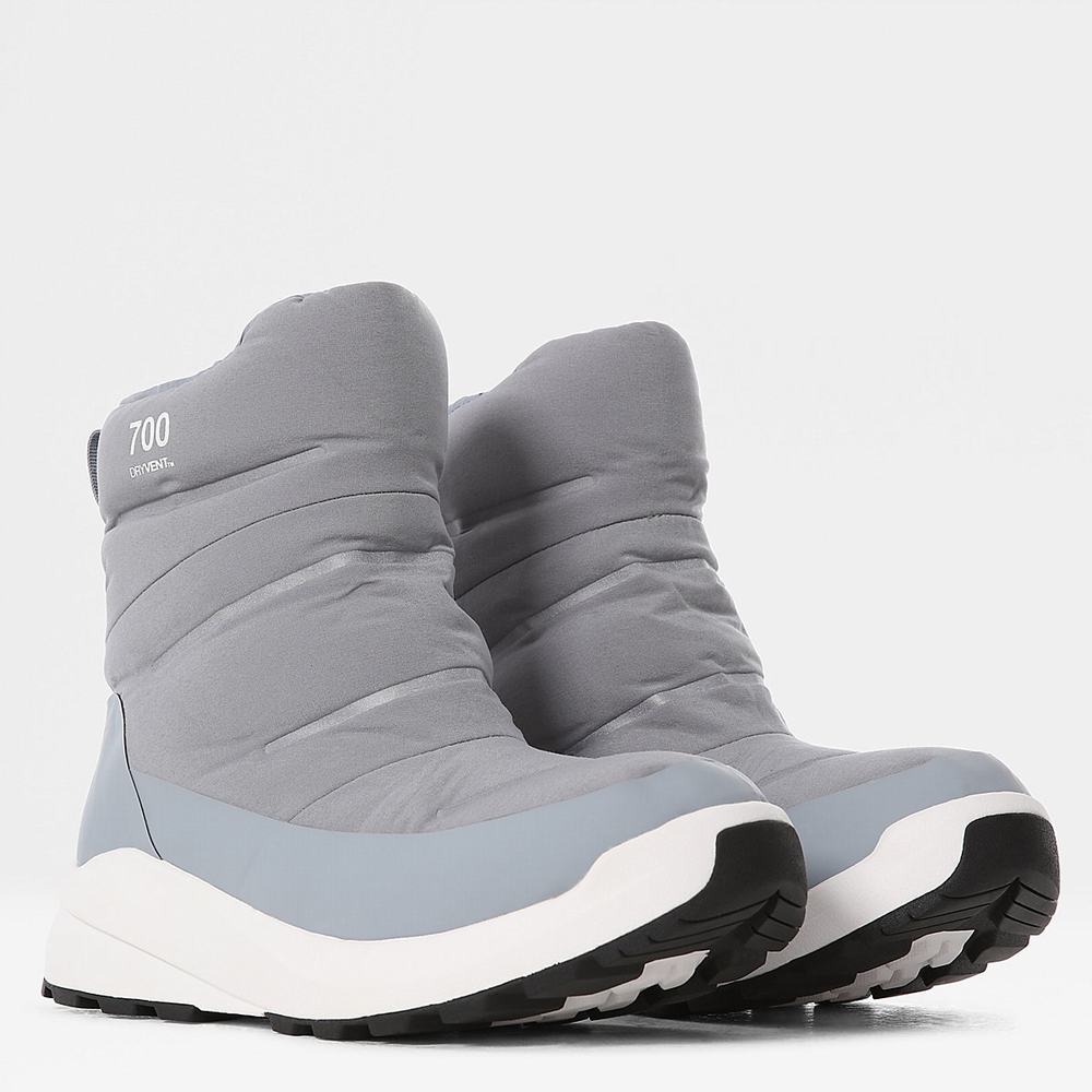 Zimne Topanky The North Face Nuptse Boots II Panske Siva Biele | VBM-692130