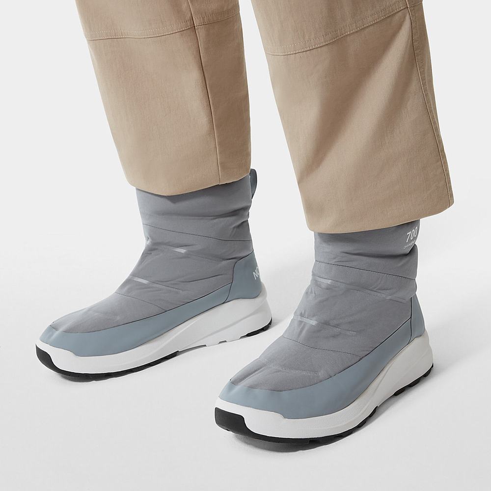 Zimne Topanky The North Face Nuptse Boots II Panske Siva Biele | VBM-692130