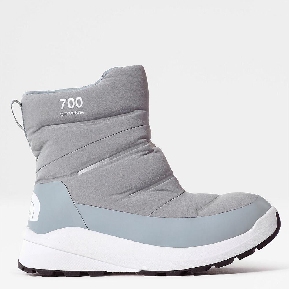 Zimne Topanky The North Face Nuptse Boots II Panske Siva Biele | VBM-692130