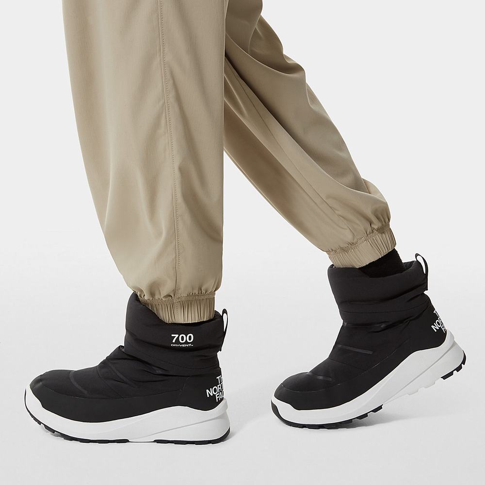 Zimne Topanky The North Face Nuptse Boots II Damske Čierne Biele | WYK-532846